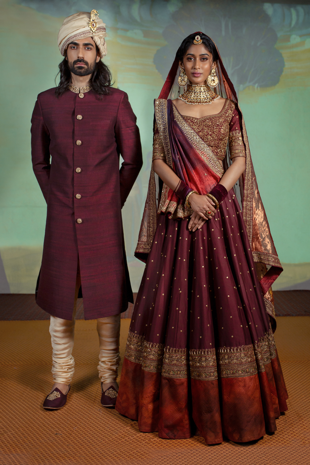 Lehenga and Sherwani