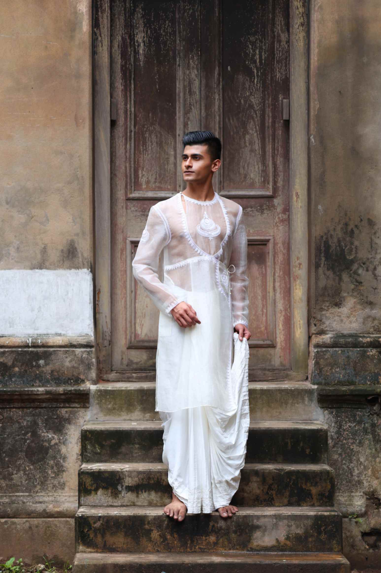 Organza Silk Angarakha