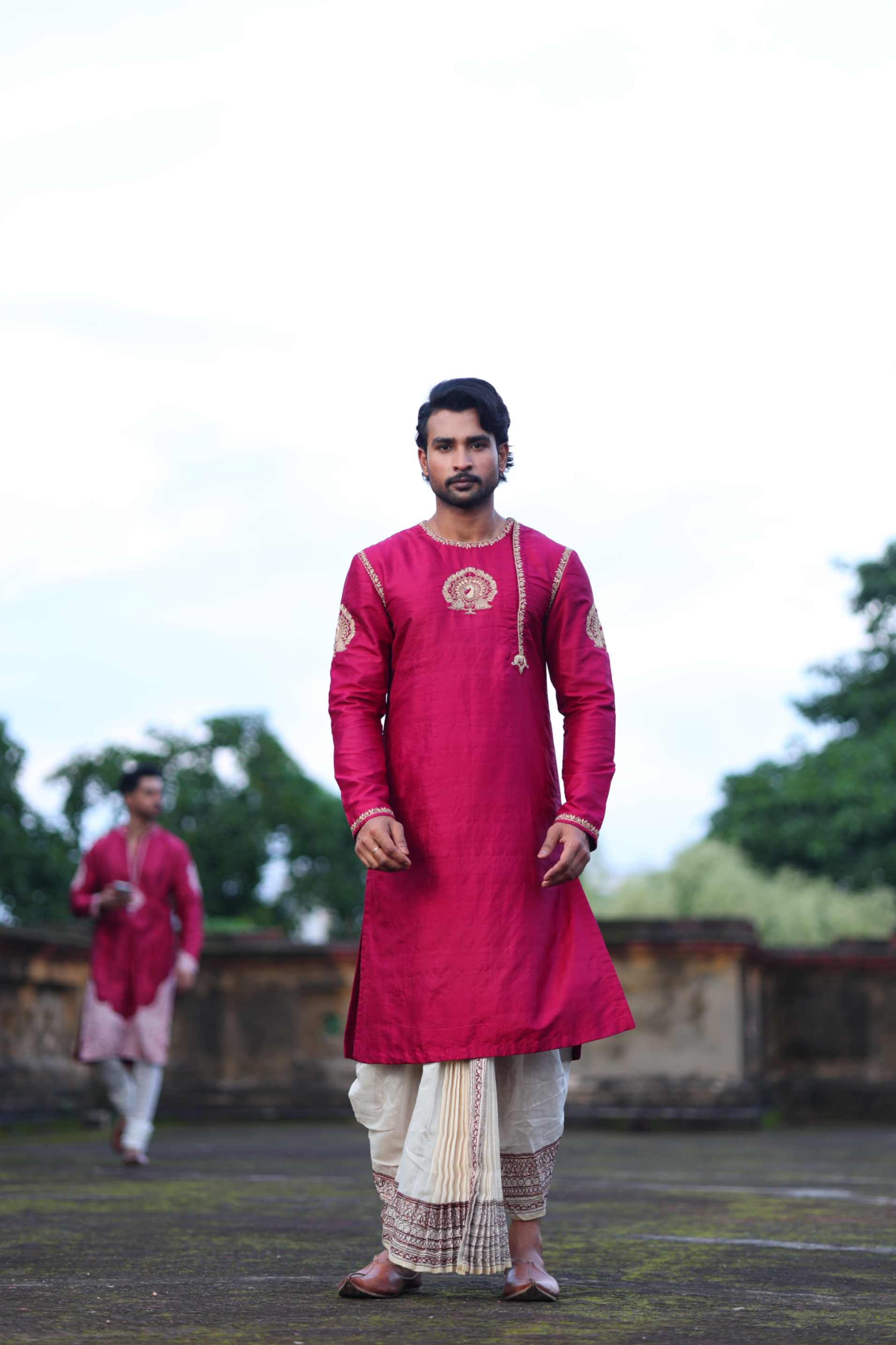 Raw Silk kurta