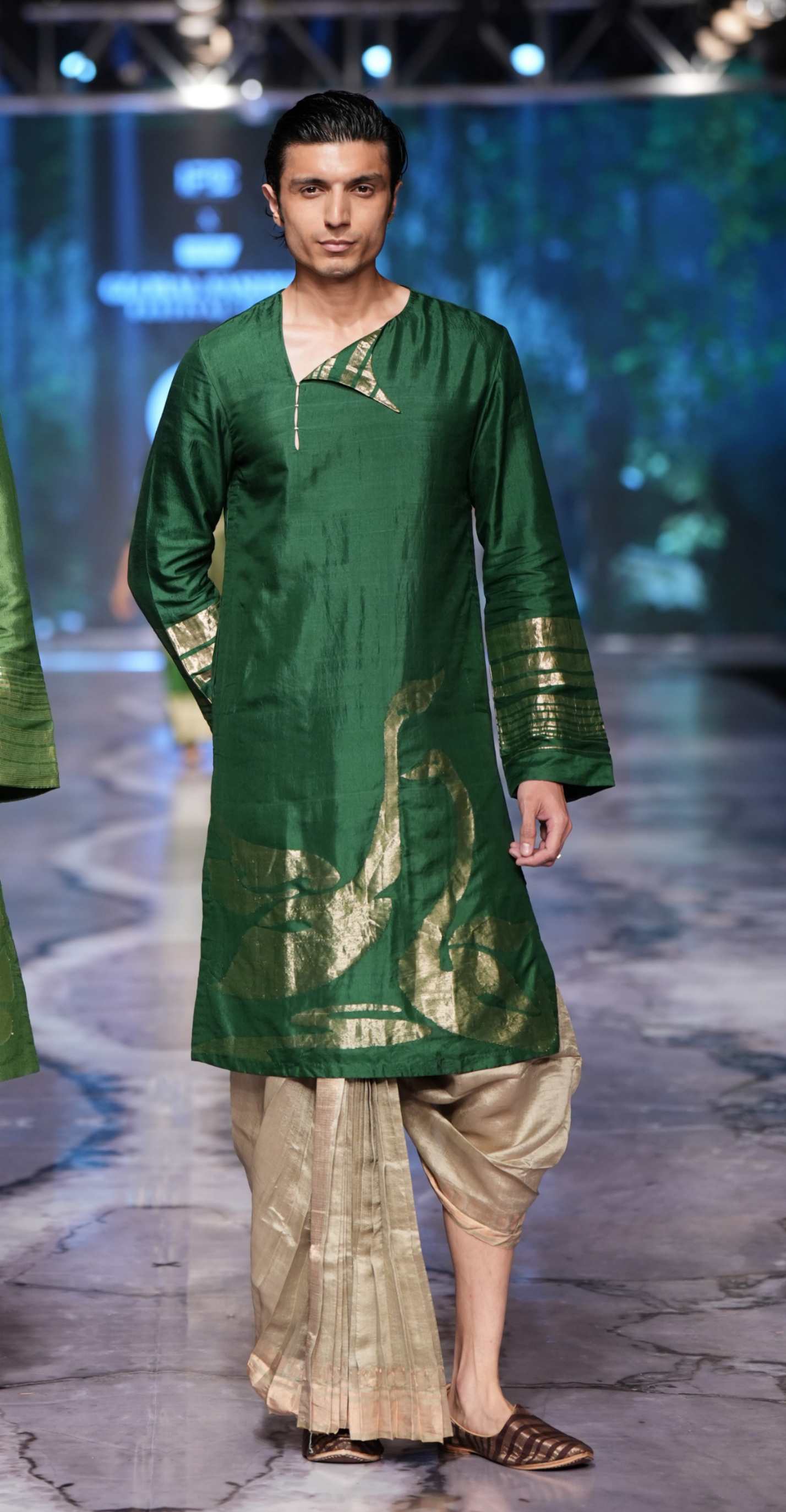 Pure Silk Jamdani Kurta