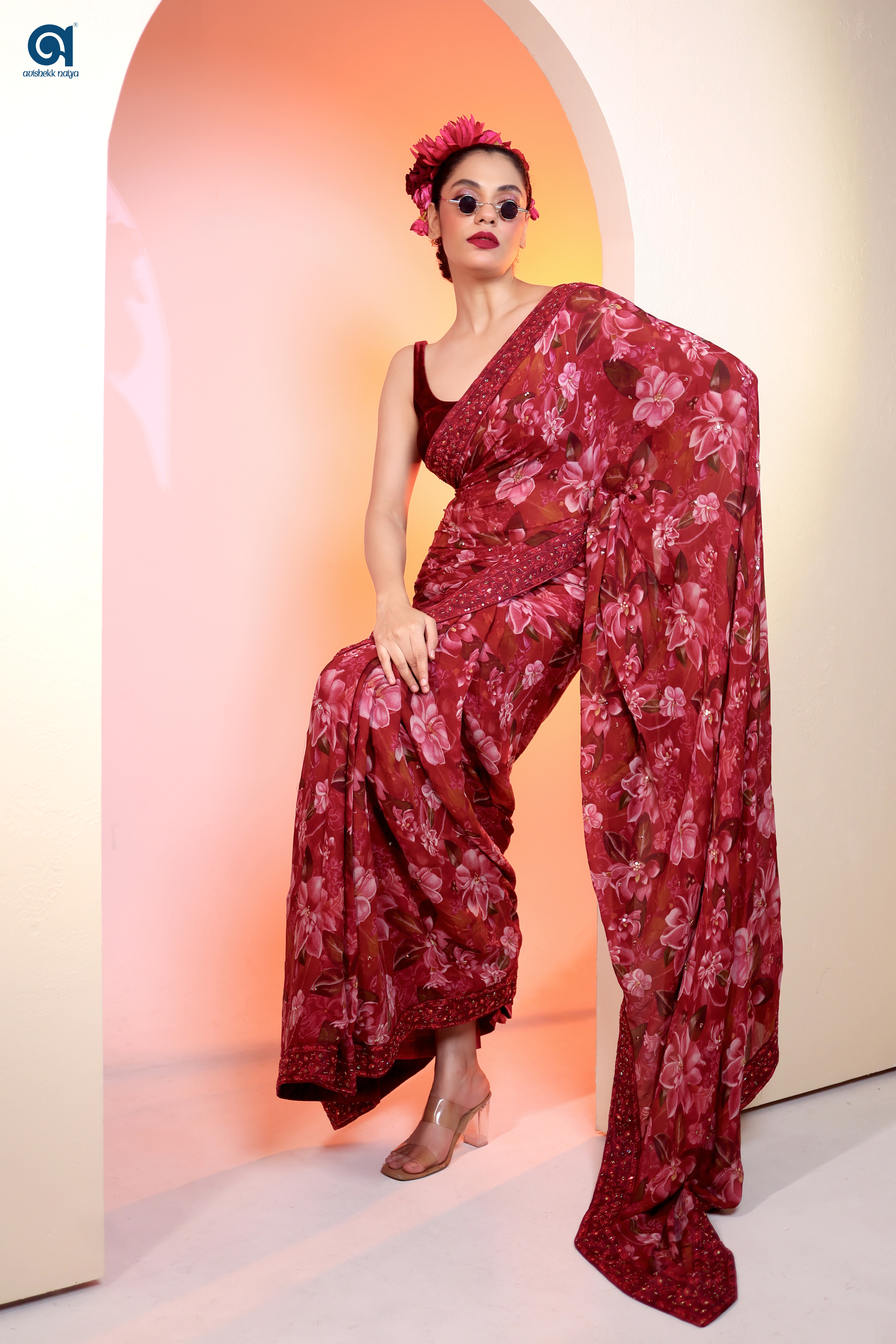 Organza Printed Saree